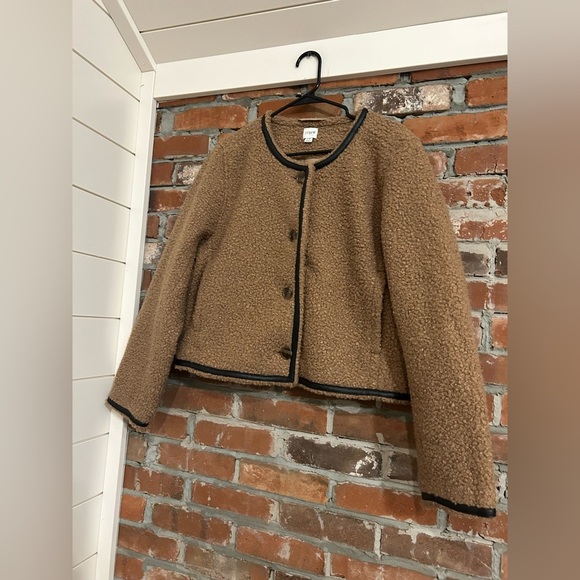 J Crew Sherpa Lady Jacket Size 14 - Picture 7 of 11